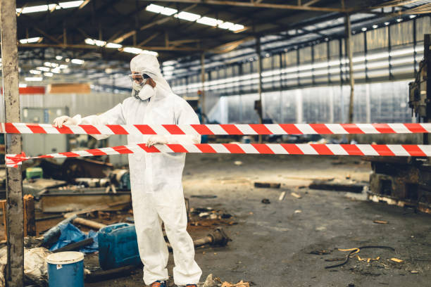 Professional Biohazard technician working in Port Reading, NJ